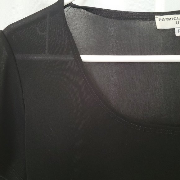 Black sheer top - Picture 2 of 5